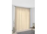 Vorhang WIRTH "Telfort" Gr. 4, gold (goldfarben), B:132cm H:245cm, Jacquard, Baumwolle, Polyester, Gardinen