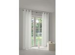 Vorhang WIRTH "Sepino" Gr. 5, beige (creme), B:132cm H:255cm, Jacquard, Obermaterial: 75% Polyester, 25% Baumwolle, Gardinen