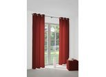 Vorhang WIRTH "Dim out" Gr. 2, rot, B:145cm H:180cm, Polyester, Gardinen