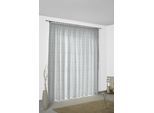 Vorhang WIRTH "Gospic" Gr. 2, blau, B:132cm H:175cm, Jacquard, Baumwolle, Polyester, Gardinen