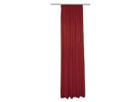 Vorhang WIRTH "LANGWASSER" Gr. 2, rot, B:135cm H:175cm, Jacquard, Polyacryl, Polyester, Gardinen