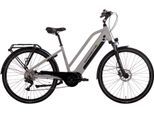 E-Bike SAXONETTE "Premium Sport (Trapez)" Gr. 50, silber (silberfarben, schwarz), Elektrofahrräder, Damen, 50cm, 28 Zoll (71,12cm), Pedelec, Elektrofahrrad für Damen