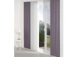 Schiebegardine WIRTH "Torbole" Gr. 3, lila, B:60cm H:225cm, Jacquard, Baumwolle, Polyester, Gardinen