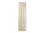 Vorhang WIRTH "Lupara" Gr. 5, beige, B:132cm H:255cm, Jacquard, Obermaterial: 75% Polyester, 25% Baumwolle, Gardinen
