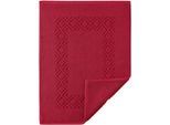 Badematte EGERIA "Denver" Gr. 3, rot (bordeaux), H:8mm, Baumwolle, Badematten, Badematte
