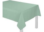 Tischdecke WIRTH "NEWBURY" Gr. 4, grün (mint), B:130cm L:190cm, Baumwolle, Polyester, Tischdecken, Tischdecke
