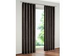 Vorhang WIRTH "Warnow" Gr. 4, grau (silbergrau), B:132cm H:225cm, Chenille, Polyacryl, Gardinen, 270 g/m2
