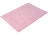 Badematte GÖZZE "BIO Frottier" Gr. 3, rosa (altrosa), H:7mm, Baumwolle (Bio-Baumwolle), Badematten, Badematte, Badvorleger, Frottier-Qualität, mit Bordüre