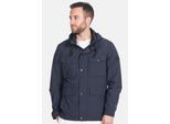 Outdoorjacke NEW CANADIAN "Cotton-Touch", Herren, Gr. 24, blau (dunkelblau), 100% Polyamid, unifarben, normal, ohne Ausschnitt, Jacken Outdoorjacke, mit Stehkragen
