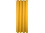 Vorhang WIRTH "Umea" Gr. 3, gold (goldfarben), B:132cm H:225cm, Jacquard, Polyester, Gardinen