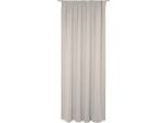 Vorhang WIRTH "Torbole" Gr. 5, gelb (ocker), B:132cm H:255cm, Jacquard, Baumwolle, Polyester, Gardinen