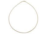 Halsreif OSTSEE-SCHMUCK "Ostsee-Schmuck Halsreif Omega 3,0 mm Halsreif Omega 3,0 mm" Gr. 50, gold, Halsketten, Damen, 50cm, Silber 925 (Sterlingsilber), L: 42