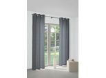 Vorhang WIRTH "Torbole" Gr. 5, blau (dunkelblau), B:132cm H:255cm, Jacquard, Baumwolle, Polyester, Gardinen