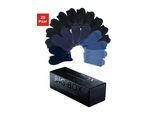 Businesssocken H.I.S, Herren, Gr. 39-42, blau (10x schwarz, 10x blau), Baumwolle, Elasthan, Polyamid, unifarben, elastisch, Socken, in der Big-Box