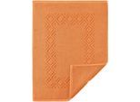 Badematte EGERIA "Denver" Gr. 2, orange, H:8mm, Baumwolle, Badematten, Badematte