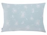 Dekokissen NEUTEX FOR YOU "Fresh" Gr. 2, blau (aqua, geblümt), B:40cm L:60cm, Baumwolle, Polyester, Dekokissen_Sitzkissen_Kissenhüllen, Kissenhülle ohne Füllung, 1 Stück