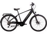E-Bike SAXONETTE "Premium Sport (Diamant)" Gr. 48, schwarz (schwarz, schwarz), Elektrofahrräder, Herren, 48cm, 28 Zoll (71,12cm), Pedelec, Elektrofahrrad für Herren