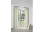 Vorhang WIRTH "Gospic" Gr. 3, grau, B:132cm H:225cm, Jacquard, Baumwolle, Polyester, Gardinen
