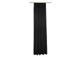 Vorhang WIRTH "LANGWASSER" Gr. 3, schwarz, B:135cm H:225cm, Jacquard, Polyacryl, Polyester, Gardinen