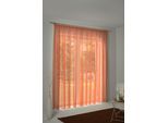 Vorhang WIRTH "LORCA" Gr. 4, orange, B:132cm H:245cm, Obermaterial: 66% Polyester, 34% Baumwolle, Gardinen