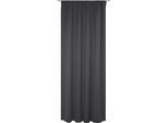 Vorhang WIRTH "Torbole" Gr. 1, schwarz, B:132cm H:145cm, Jacquard, Baumwolle, Polyester, Gardinen