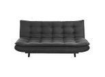 Ti'me Schlafsofa, Anthrazit, Buche, massiv, 3-Sitzer, 194x100x90 cm, Liegefunktion, Schlafen auf Sitzhöhe, Rückenfutter, Kinder- & Jugendzimmer, Jugendmöbel, Jugendsofas