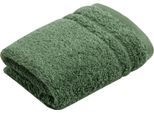 Seiftuch VOSSEN "Vienna Style Supersoft", grün (evergrün), B:30cm L:30cm, Walkfrottee, Walkfrottee, Handtücher, Waschlappen im Set, supersoft Baumwolle