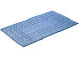 Badematte VOSSEN "Feeling", blau (pacific pearl), H:10mm, Baumwolle, Badematten, Badematte