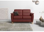 2-Sitzer HOME AFFAIRE "Palmera, B: 149 cm", rot (merlot), B:149cm H:89cm T:89cm, Luxus-Microfaser (100% Polyester);Struktur (100% Polyester);Luxus-Microfaser in Lederoptik (100% Polyester), Sofas, mit Federkern