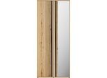 Schrankmodule GAMI "Enzo", braun (natur), B:100cm H:235cm T:61cm, Holzwerkstoff, Schränke, Verschiedene Module einfach zu kombinieren