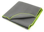 Sporthandtuch SETEX "SETEX Sporttuch aus Evolon", grün (grau, grün), B:50cm L:100cm, Evolon, Obermaterial: 70% Baumwolle, 30% Polyamid, Handtücher, Komfort & Haltbarkeit: Hypoallergenes Evolon - sanft zur Haut