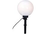 Kugelleuchte NÄVE "Ball", weiß, H:81cm Ø:50cm, Leuchten, Kunststoff, weiß/opal, D: 50cm, Spieß schwarz, exkl. 1 x E27 max. 40W