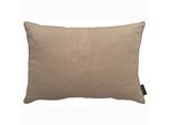 Dekokissen APELT "Magnus", beige (taupe, unifarben), B:41cm L:61cm, Obermaterial: 100% Polyester, Dekokissen_Sitzkissen_Kissenhüllen