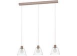 EGLO Hängeleuchte "COPLEY", rosa (roségoldfarben), H: 110cm, 1 Stk., Leuchten, Hängeleuchte aus Stahl, Alu - exkl. E27 - 40W, Hängeleuchte