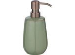 Seifenspender WENKO "Sirmione", grün, Keramik, Dosierspender, Keramik, 430 ml