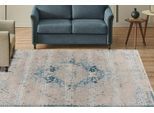Teppich KAYOOM "Dilan 200", blau, B:80cm H:5mm L:150cm, Polyester, Teppiche, Teppich