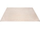 Badematte DYCKHOFF "Siena" Gr. 20, beige (champagner), H:3mm, Baumwolle, Badematten, Badematte, 2er Set