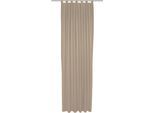 Vorhang ADAM "Uni Collection", braun (hellbraun), B:142cm H:405cm, Baumwolle (Bio-Baumwolle), Gardinen, Blickdichter aus 100% Bio-Baumwolle
