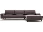Ecksofa "CR.450 elegantes Designsofa mit hohem Sitzkomfort", lila (purpurviolett, steingrau), B:294cm H:95cm T:178cm, CREATION BY ROLF BENZ, Sofas, Ecksofa