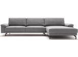 Ecksofa "CR.450 elegantes Designsofa mit hohem Sitzkomfort", grau (lichtgrau, schwarzgrau), B:294cm H:95cm T:178cm, CREATION BY ROLF BENZ, Sofas, Ecksofa