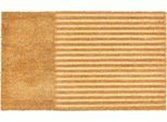 Fußmatte ASTRA "Coco Shape", beige (natur), B:45cm H:15mm L:75cm, Kokos, Teppiche, Fußmatte, Türmatte, Kokos, schmutzabweisend, rutschfest, In und Outdoor