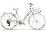 Cityrad MBM "NEW Primavera" Gr. 46, beige (beige, natur), Fahrräder, Damen, 46cm, 28 Zoll (71,12cm), für Damen, Kettenschaltung