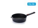 Schmorpfanne WOLL MADE IN GERMANY "Eco Logic QXR", schwarz, H:7cm Ø:24cm, Pfannen, Schmorpfanne, PFAS-frei, Ø 24 cm, Induktion