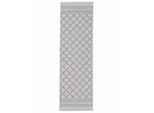 Teppich CARPETFINE "Boho 104, auch als Läufer erhältlich", beige, B:75cm H:4mm L:200cm, Polypropylen, Teppiche, Teppich, robustes Flachgewebe, Sisal Optik, UV-beständig, In- und Outdoor