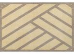 Teppich "Rayas", beige, B:50cm H:9mm L:72cm, Baumwolle, Viskose, WASH+DRY BY KLEEN-TEX, Teppiche, Teppich