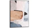 Poster REINDERS "Abstrakte Illusion II", beige (farbe bild(er): beige), B:50cm H:70cm T:1,6cm, MDF, Bilder, Poster