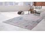 Teppich ARTE ESPINA "Ocean 400", rosa (rosa, blau), B:170cm H:23mm L:240cm, Viskose, Teppiche, Teppich, Angenehm flauschige Haptik, handgefertigte Unikate, pflegeleicht