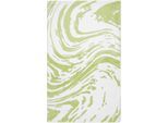 Badematte EGERIA "Marble" Gr. 4, grün, H:10mm, Baumwolle, Badematten, Badematte