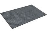 Teppich "Duo Denim", grau, B:75cm H:9mm L:120cm, Polyamid, WASH+DRY BY KLEEN-TEX, Teppiche, Teppich, rutschhemmend, In- und Outdoor geeignet, waschbar