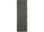 Vorhang ADAM "Casket Valdelana" Gr. 1, schwarz (schwarz, beige), B:142cm H:145cm, Jacquard, Baumwolle, Gardinen, aus 100% Bio-Baumwolle